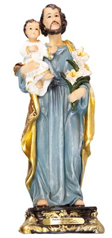 Florentine Statue: St. Joseph (8 inches or 21cm.)