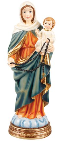 Madonna - Rosary Renaissance Statue (5 inch)