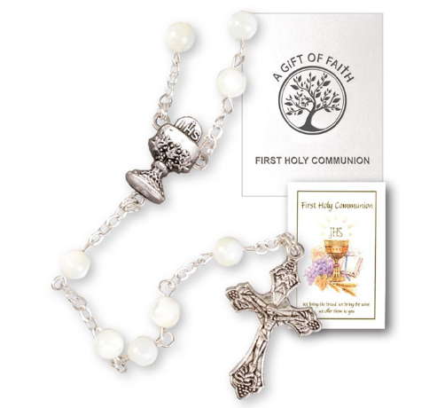 Communion Rosary/Mother of Pearl