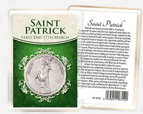 Metal Pocket Token/Leaflet/Saint Patrick