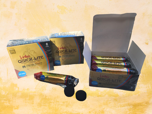 QUICK-LITE CHARCOAL (33mm BOX of 8 Rolls)