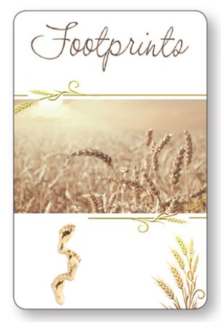 Prayer Card - Footprints