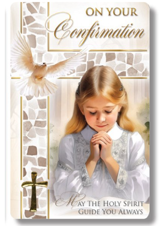 Prayer Card/Confirmation Girl