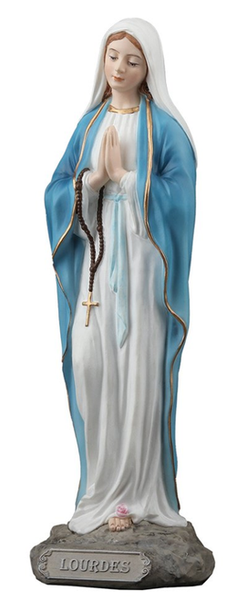 Veronese Resin Statue/Lourdes (3 1/2 Inch)