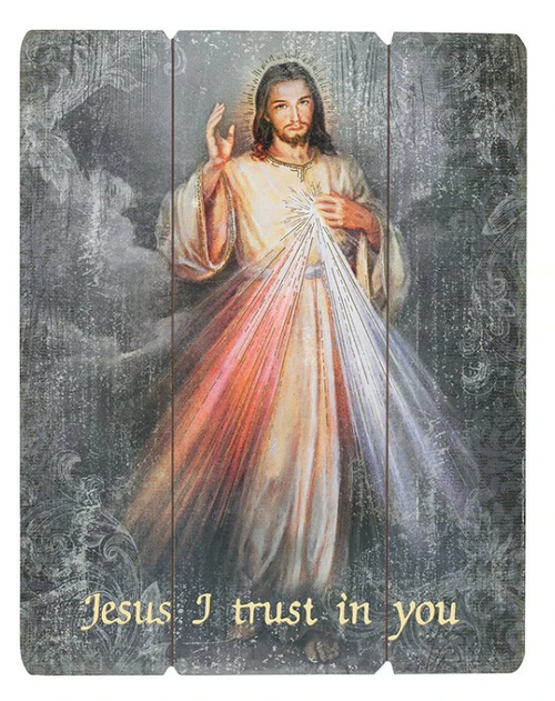 Divine Mercy Pallet Sign