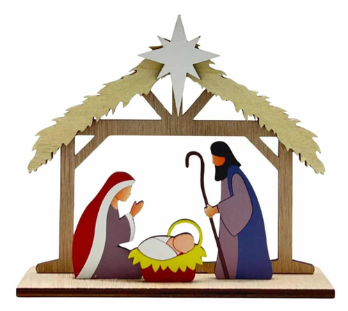 Nativity Scene (15x5x14cm)