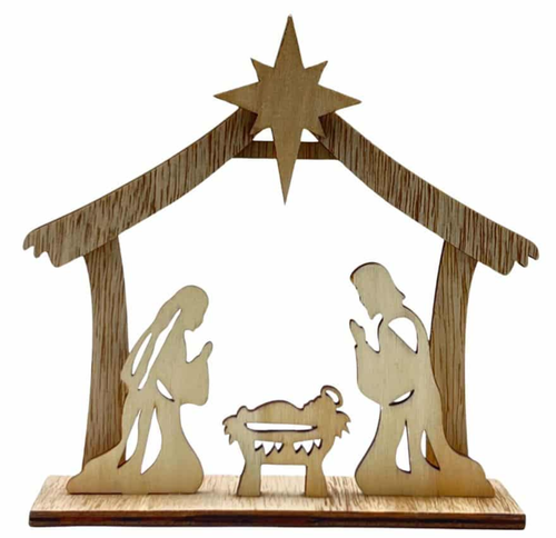 Nativity Scene Natural (15x5x15)