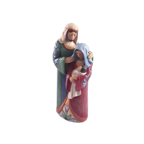 Jim Shore Nativity: One Piece Holy Family 17cm