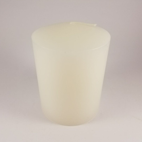 Candle: Pillar White - 75 x 100mm - Peak Top