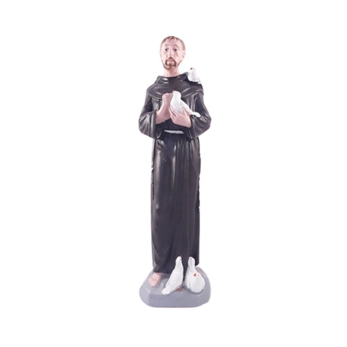 Statue: St Francis plaster 0cm