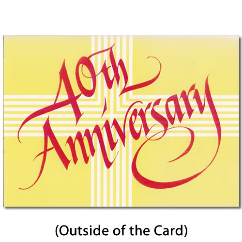 Card: 40th Anniversary Religious Life