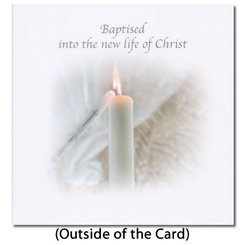 Card: Baptised Into the New Life of Christ - Flame