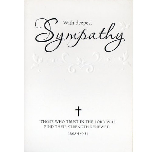 Card: With Deepest Sympathy - With Thoughts