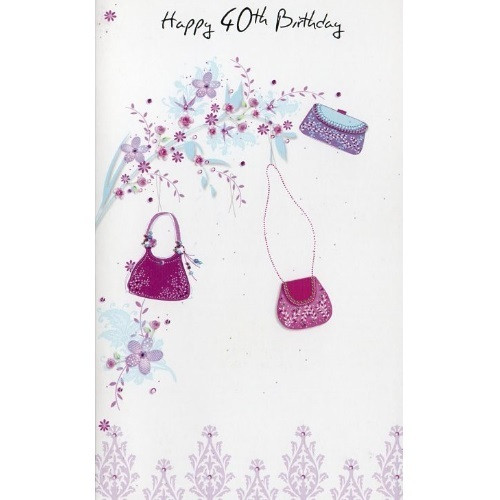Card: Happy 40th Birthday