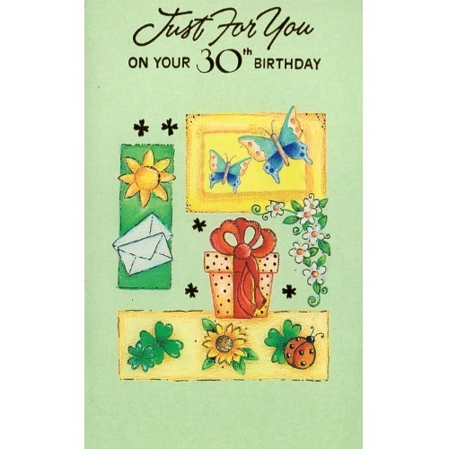 Card: Just For You On Your 30th Birthday