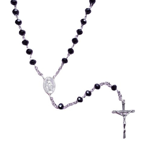 Black Crystal Rosary