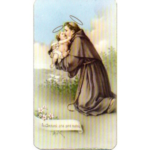 Holy Picture: St Anthony 5.5cm x 10cm