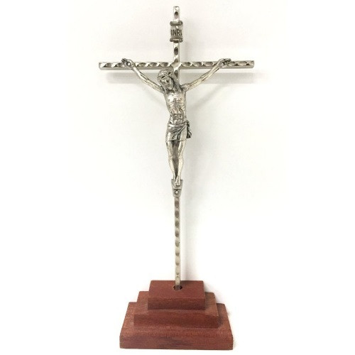 Crucifix: Metal Standing