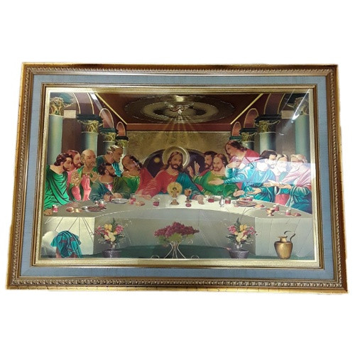 Framed Pictures: Last Supper Xlge Gold Foil