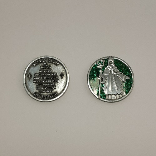 Glitter Pocket Token: St Patrick