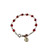 Rosary Bracelet: Small Glass Crystal Assorted Colours