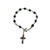 Rosary Bracelet: Small Glass Crystal Assorted Colours