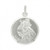 Sterling Silver Medal: St Christopher - Round 20mm
