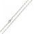 Sterling Silver Chain - Medium Belcher Oval 45cm