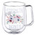 Mug: Glass - Strength and Dignity Floral