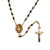 Rosary: Gold with Iridescent Beads and Relic