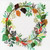 6 Pack of Cards: Festive Christmas Wreath