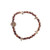 Rosary Bracelet: Mini Gold Wooden Beads - St Benedict
