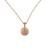 Madonna Gold Plated Steel Pendant 15mm