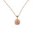 Sacred Heart Of Mary- Gold Plated Steel Pendant 15mm