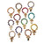 Wooden Rosary Ring: El Salvador Assorted Colours