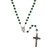 Rosary: Crystal Dark Green 8mm