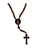 Rosary: Divine Mercy Grooved Wood Beads