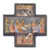Wooden Cross: Last supper  - (6x6 inches)