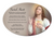 Ceramic Oval Plaque: Sacred Heart Of Jesus