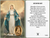 Laminated Prayer Card - Miraculous