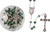 Glass Rosary/Facetted - 6 mm Green