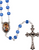 Loose Glass Rosary Bead/Blue (6 mm)