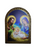 Plaque Nativity Holy Family (10x14cm)