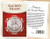 Metal Pocket Token/Leaflet/Sacred Heart