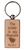 The Lord is my Shepherd Inspirational Wood Keyring