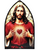 Metal Plaque with Light/Sacred Heart