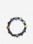 Hematite Stone Bracelet with St. Benedict Medals (6mm) - Made in Portugal