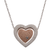 Silver/Rose-Gold Heart Pendant