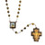 Rosary: St Francis Cross - Tiger's Eye Beads