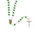 Rosary: Peridot Green Crystal